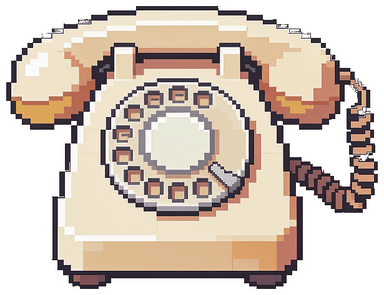 Rotary phone — talk to a real human